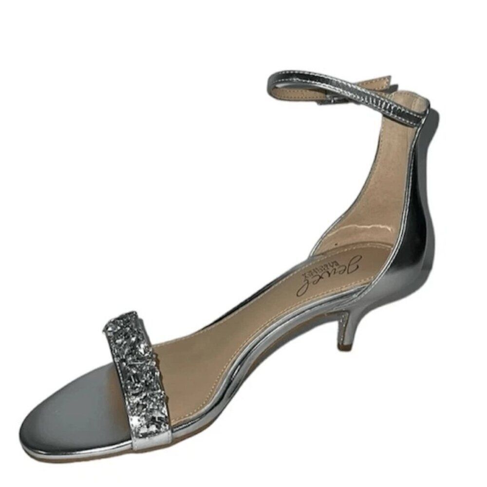 Jewel Badly Mischa Dash Embellished Halo Strap Sandal Women, size 6.5M